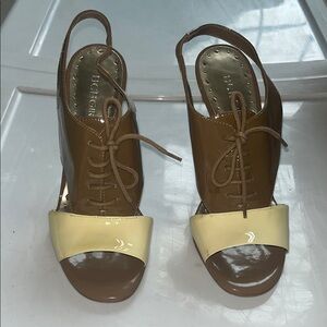 Brown and Cream BCBGirls Women's Shoes